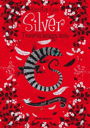 Silver. Trzecia księga snów Kerstin Gier - czerwona okładka z jaszczurką na środku - ilustracja do recenzji