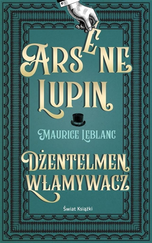 Dżentelmen włamywacz - niebieska okładka książki