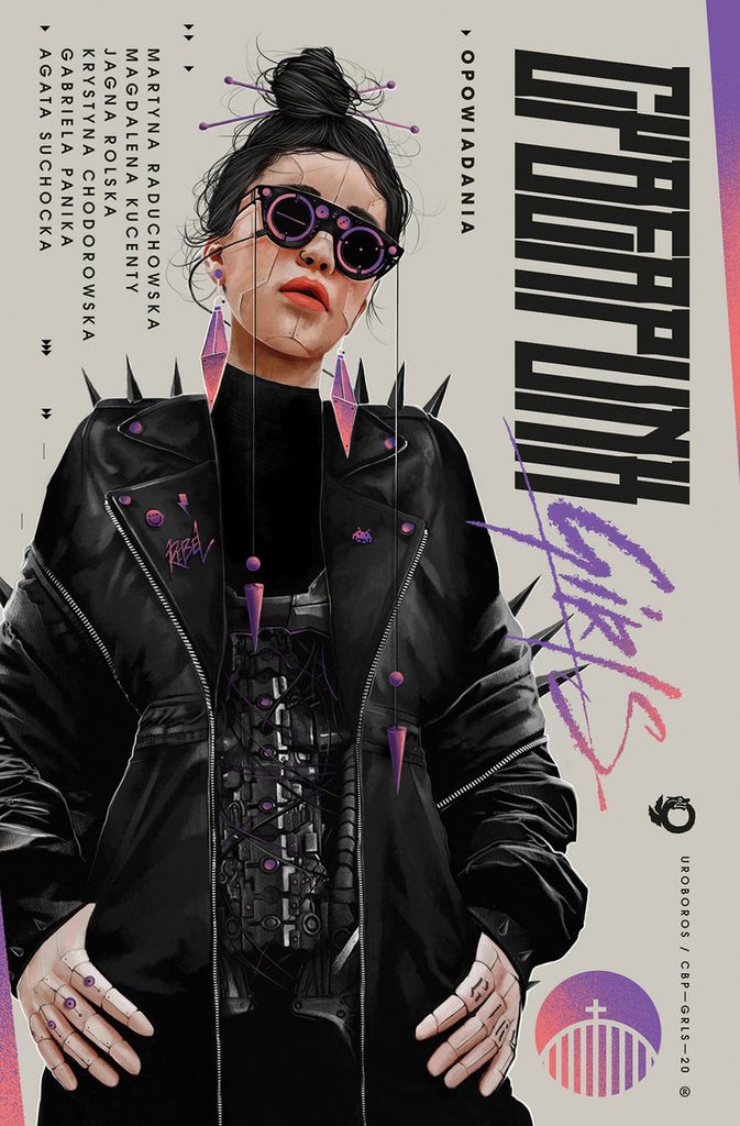 Cyberpunk girls okładka antologii