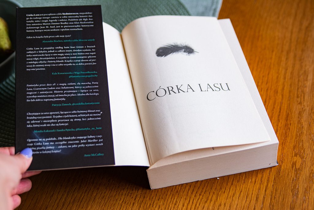 Córka lasu strona tytułowa