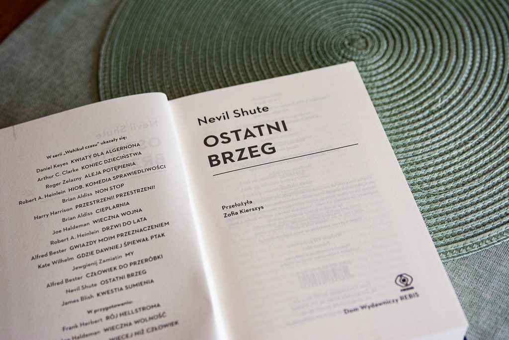 Ostatni brzeg strona tytułowa