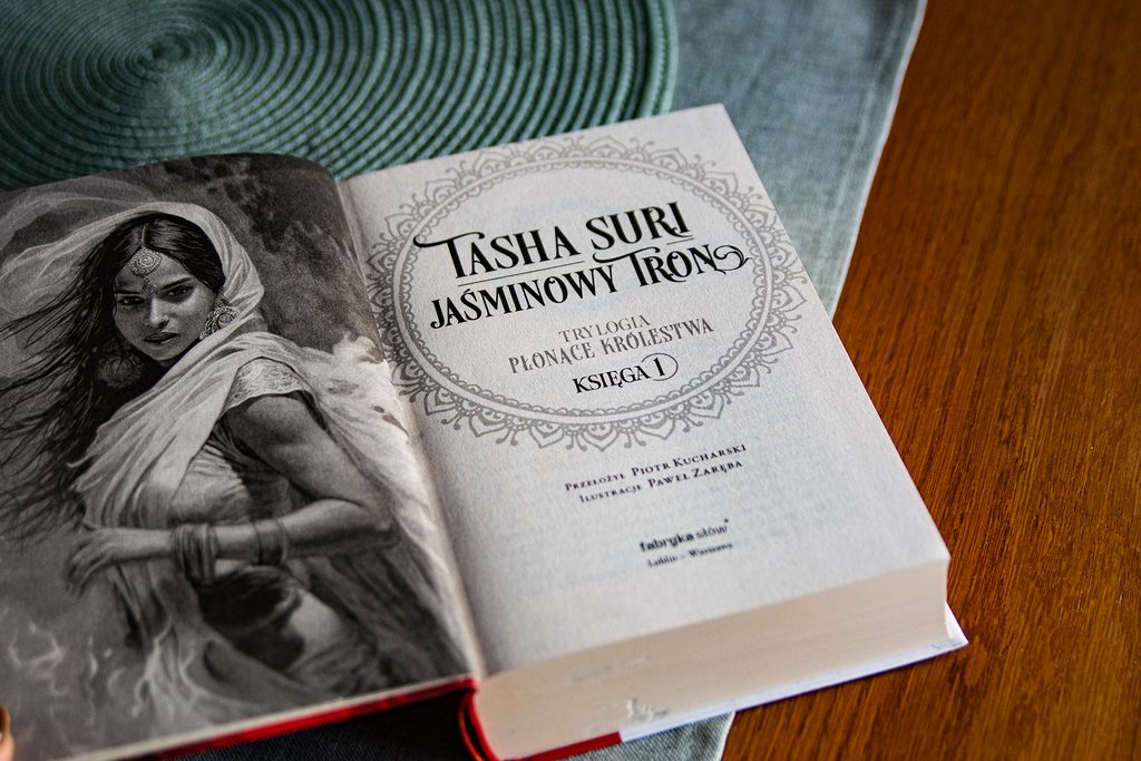 Jaśminowy tron strona tytułowa